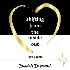 Cover of shifting from the inside out: love poems by Buddah Desmond